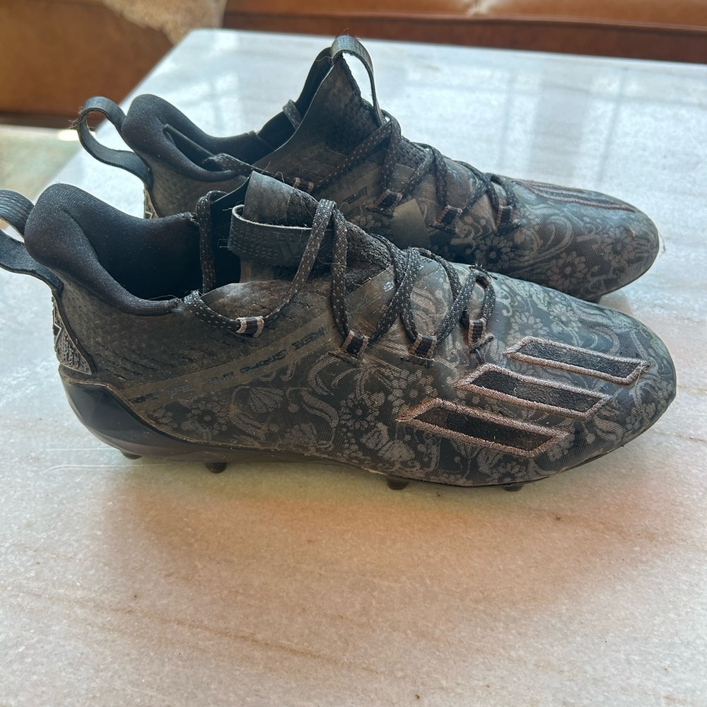 Gently used Adidas Adizero football cleats - Picture 3 of 4